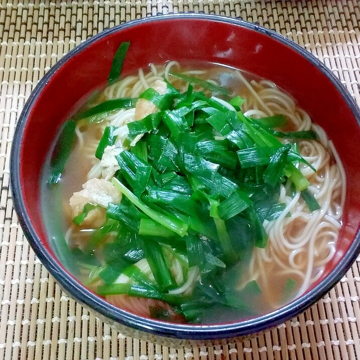 ☆アレンジ☆　おでん残り汁でにゅうめん♪